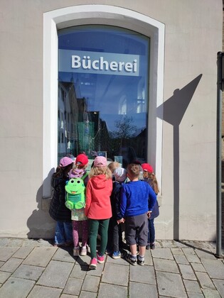 Büchereibesuch unserer Vorschulkinder
