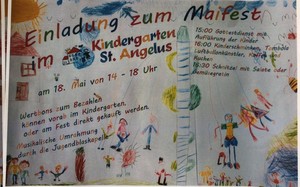 Maifest im Kindergarten